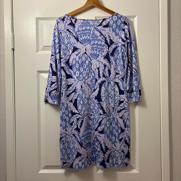 Lilly Pulitzer Popover Pineapple 100% Prima Cotton Dress - Picture 7 of 7